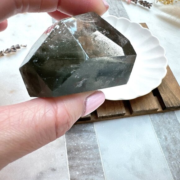 Small Garden Quartz Lodalite Free Form | Garden Quartz Gusher - Picture 7 of 10